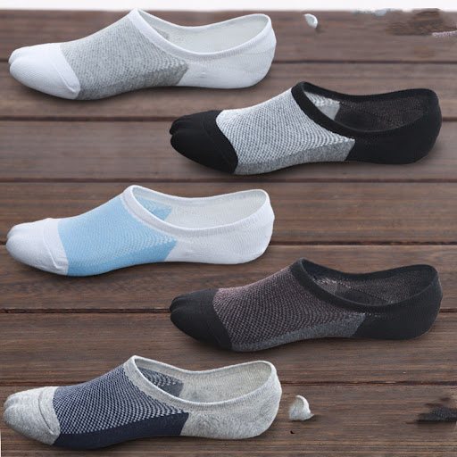 Title 3, Mens Boat Socks Pure Cotton Invisible Low Cut ...