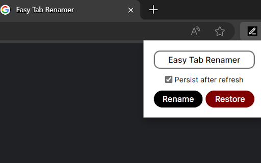 Easy Tab Renamer