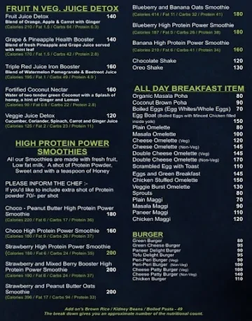 Cafe Yuva menu 