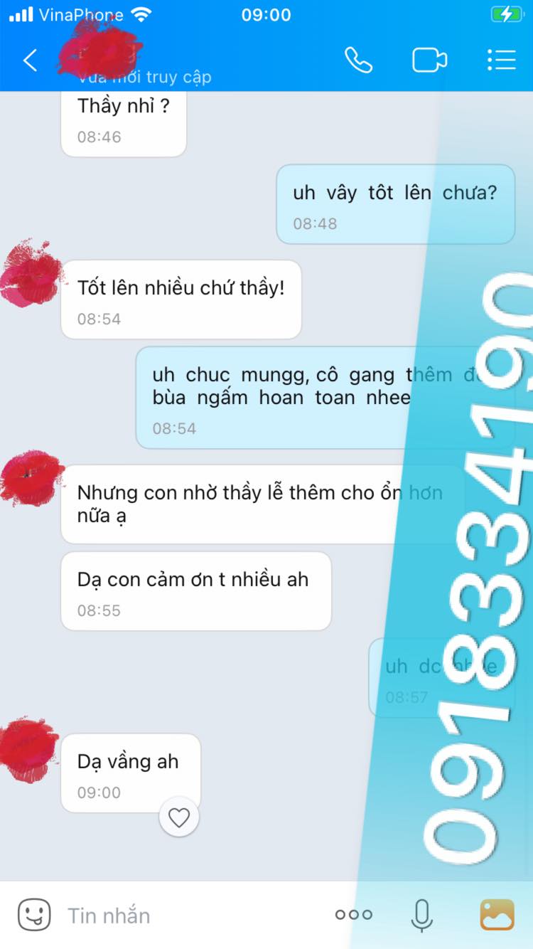 2.2. Liên lạc với thầy hãy nhắn tin