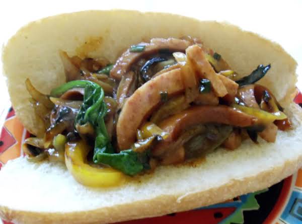 Sausage, Onion and Pepper Fajita Sandwich_image