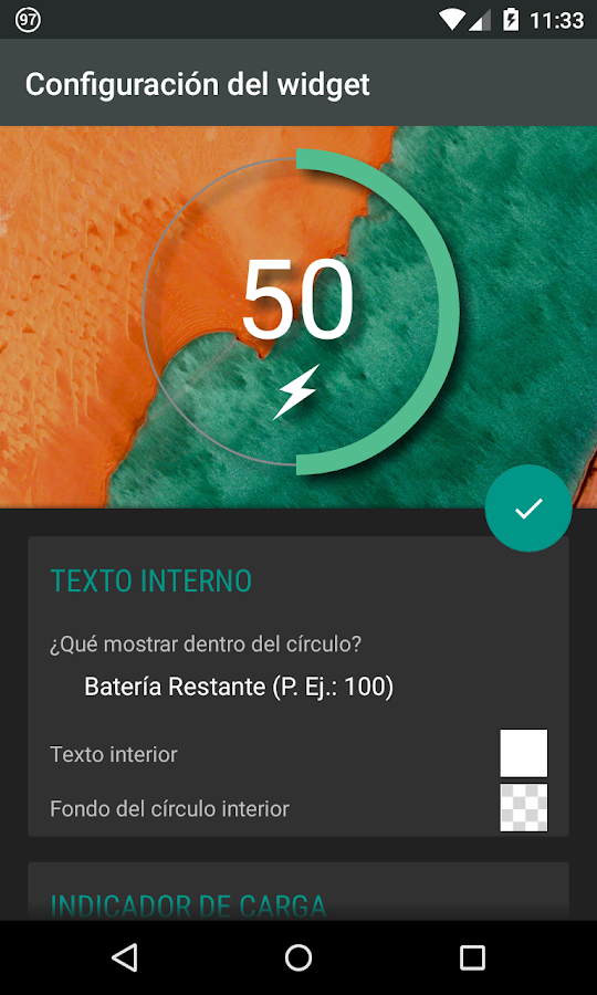   Battery Widget Reborn 2017: captura de pantalla 