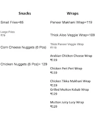 Sandwich & Pasta Junction menu 1