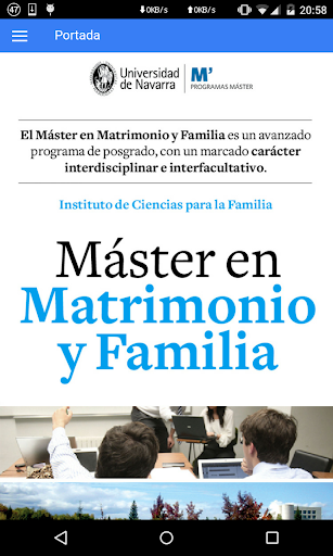 Master en Matrimonio y Familia