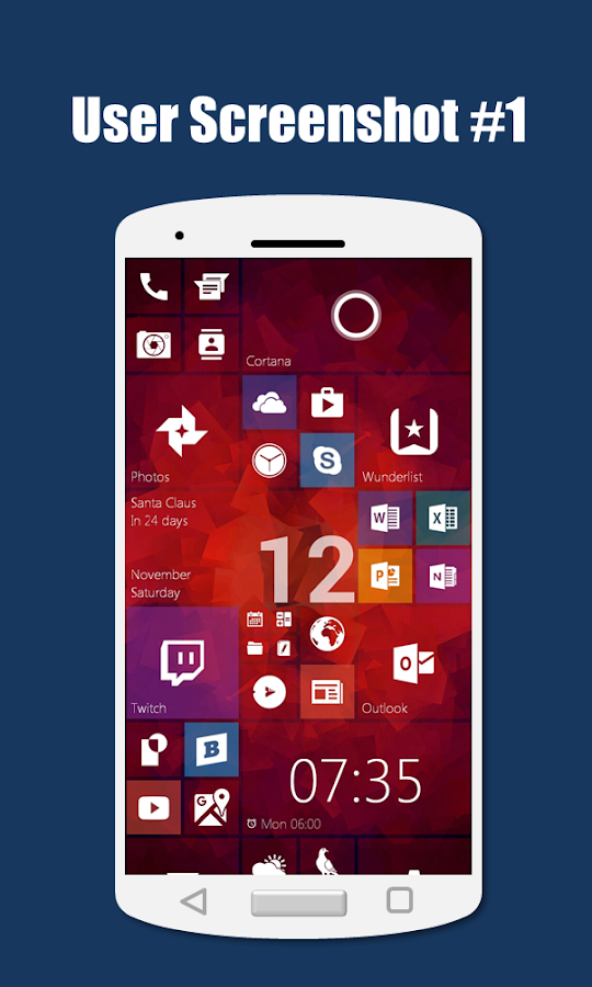    SquareHome 2 - Launcher: Windows style- screenshot  