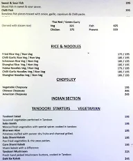 True Blue Classroom menu 1