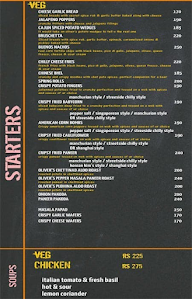 Olivers menu 1