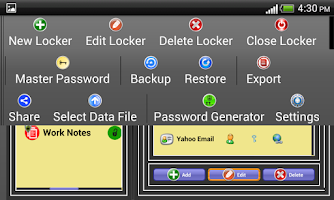 IDLocker Password Manager Screenshot