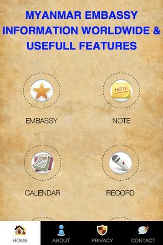 Myanmar Embassy Information