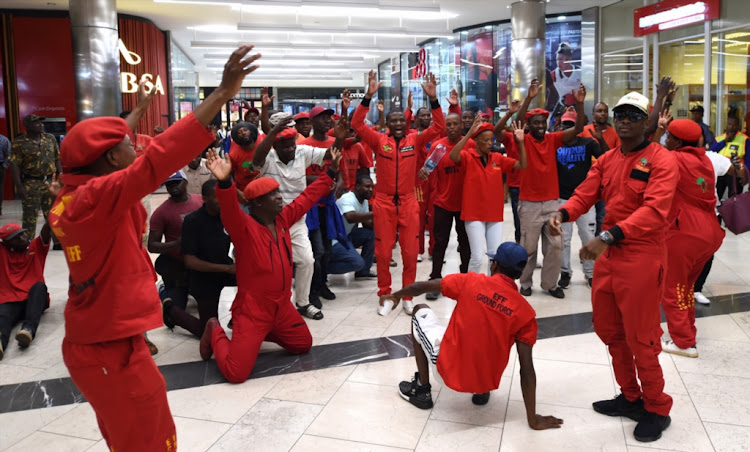 The EFF has threatened to protest outside Mugg & Bean, just like they did with H&M earlier this year.