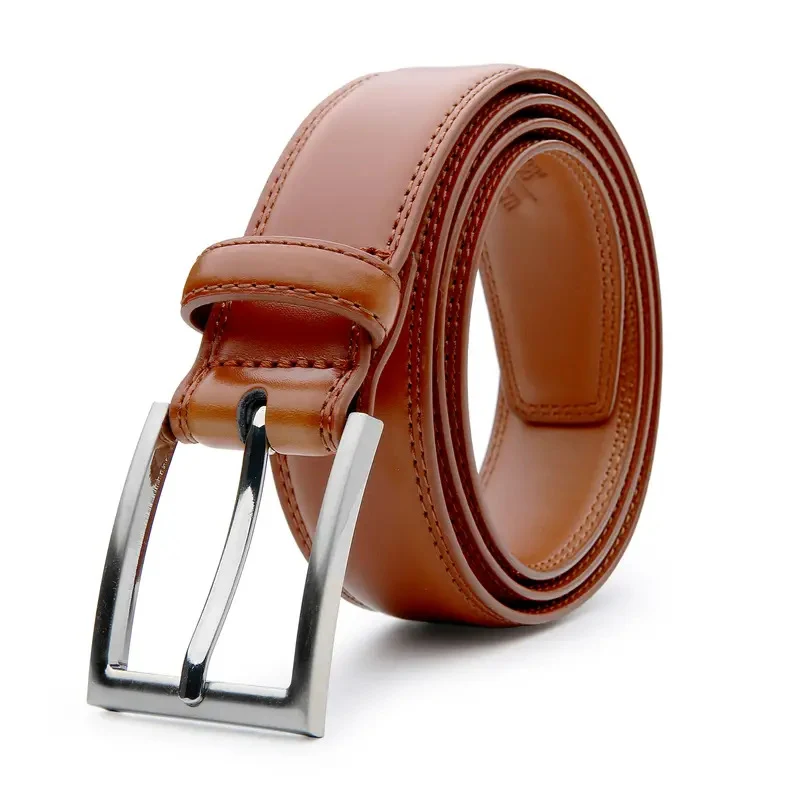 Title 3, Ceinture homme à boucle ardillon en cuir de vac...