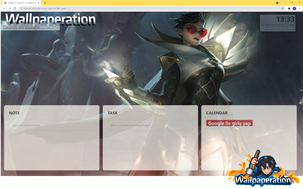 League of Legends Animated New Tab Preview image 3