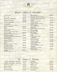 Savoury Sea Shell menu 4