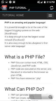 PHP Tutorial Offline Appのおすすめ画像5
