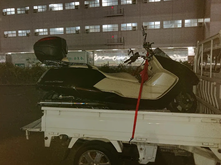 キャリイトラックのバイクオークション・ヤマハ・マグザム・落札・ラーメンに関するカスタム事例の投稿画像4枚目