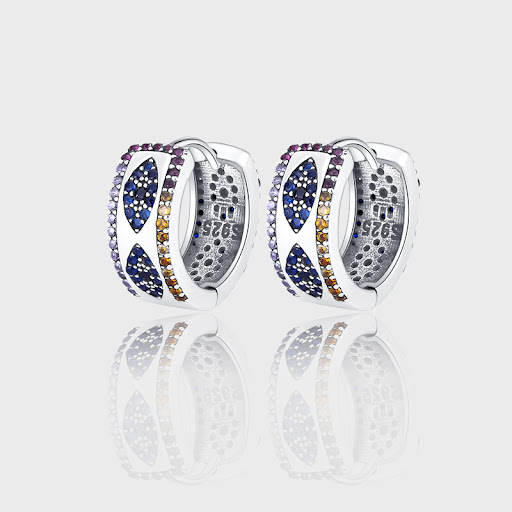 Title 2, Turkish Blue Eyes 925 Sterling Silver Ring. Exp...