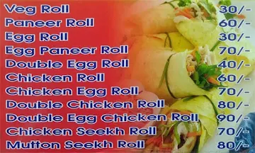 Lalit Kathi Rolls menu 