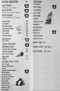 Kings Kulfi menu 2