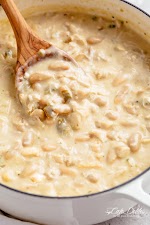 Creamy White Turkey Chili was pinched from <a href="https://cafedelites.com/white-turkey-chili/" target="_blank" rel="noopener">cafedelites.com.</a>
