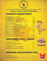 Shawarma Kingdom menu 2