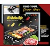 Bếp Nướng Điện Không Khói Bennix Bn - 11Elg, Vỉ Nướng Bbq, Thịt, Rau Củ Phủ Đá Hoa Cương Chống Dính - Hàng Chính Hãng