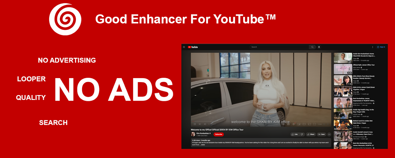 Good Enhancer For YouTube™| Youtube Adblocker Preview image 2