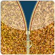 Glitter Zipper Phone Lock  Icon