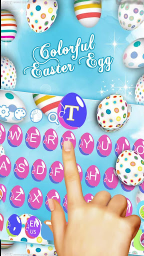Colorful Easter egg Keyboard Theme