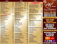 Sindhudurga Kinara Family Restaurant menu 1