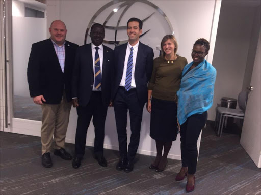 NASA leader Raila Odinga after a meeting with members of the International Republican Institute in Washington DC, November 10, 2017. /COURTESY