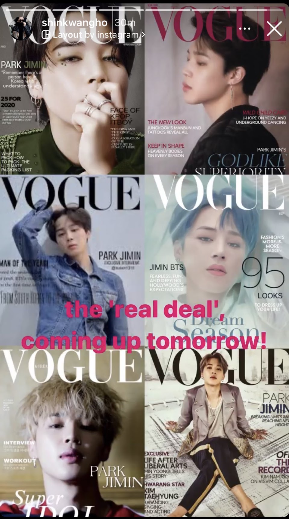 for jimin — JIMIN FOR VOGUE KOREA