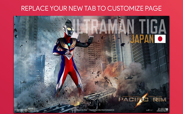 Ultraman Wallpaper HD Custom New Tab