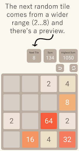 Screenshot 2048/3: Improved Hybrid Puzzle