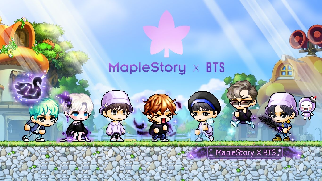 [MapleStory]_MapleStory_X_BTS_Key_Art