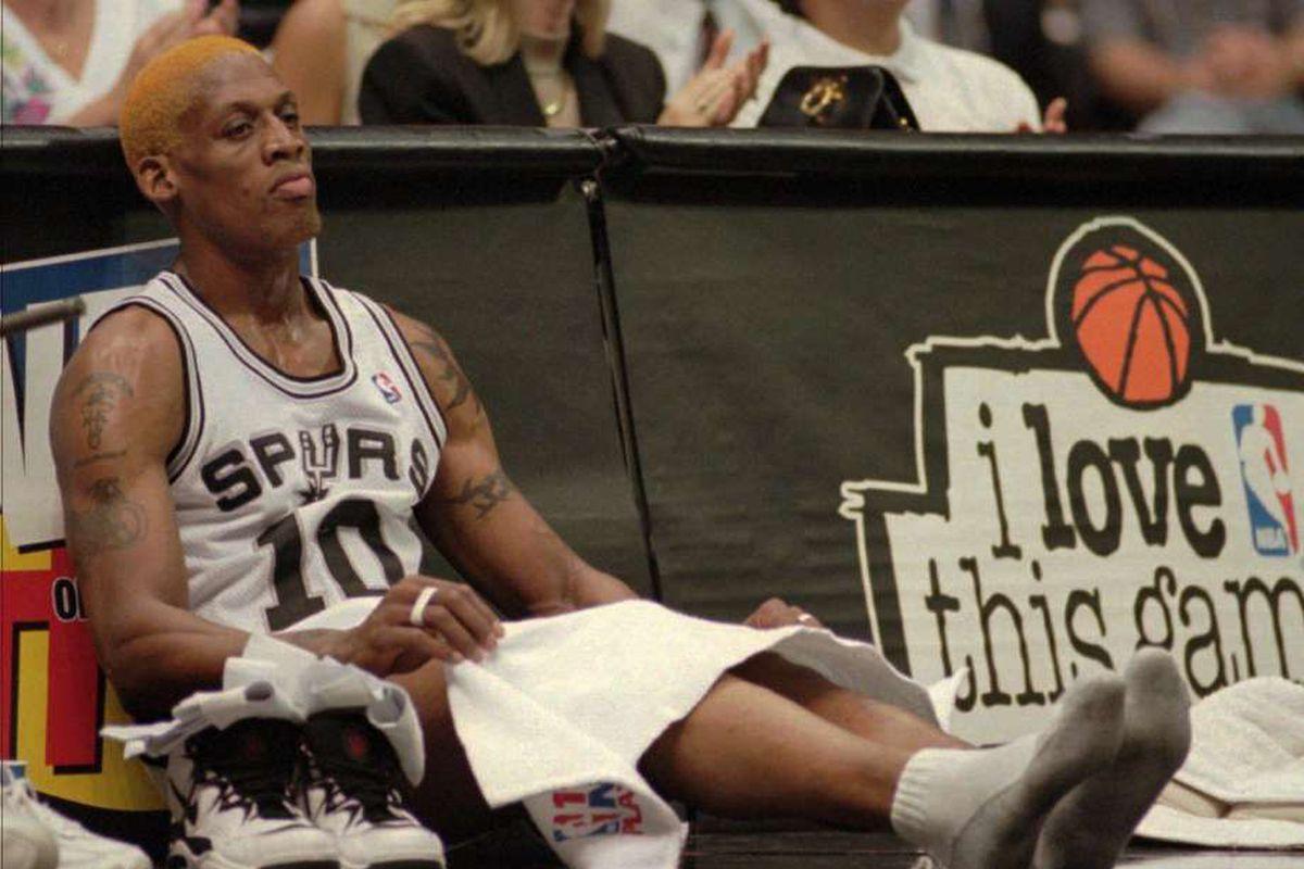 Looking back at Dennis Rodman's brief but eventful stint with the Spurs -  Pounding The Rock