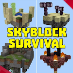 Cover Image of Download skyblock survival maps for mcpe 2.4.4.10 APK