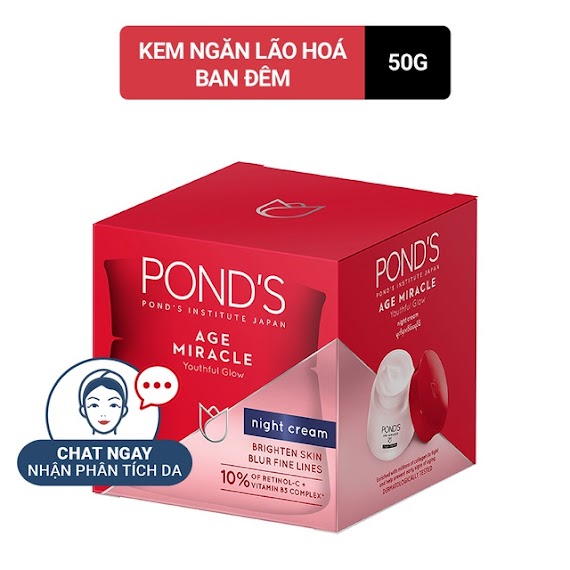 Kem Dưỡng Da Pond's Age Miracle Ban Đêm (50G)