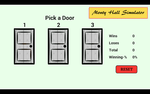 Monty Hall Problem: Simulator