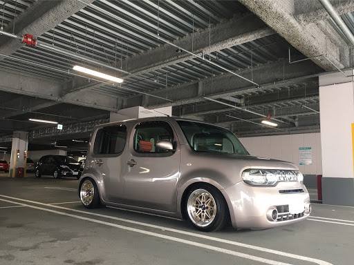 キューブ Z12の車高短 ホイール交換 車高調整 Diyに関するカスタム メンテナンスの投稿画像 車のカスタム情報はcartune