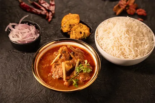 Mutton Rogan Josh & Tikka Rice Bowl