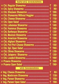 Al Habibi Shawarma menu 1