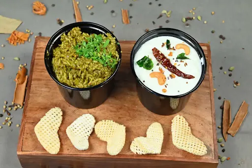 Gongura Rice (500 Ml) + Curd Rice (500 Ml)