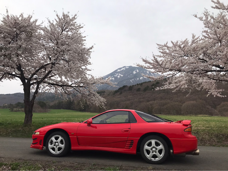 GTOの路上復帰・GTO Z16A・桜コラボ🌸・町営磐梯山牧場・桜のトンネルに関するカスタム事例の投稿画像4枚目