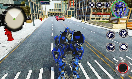 Futuristic Police Robot: Flying Eagle 3D Simulator 1.0 APK + Мод (Бесконечные деньги) за Android