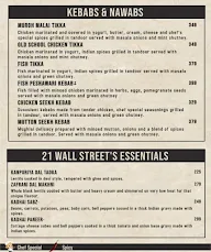 21 Wall Street menu 5