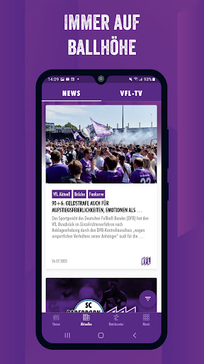Screenshot VfL Osnabrück
