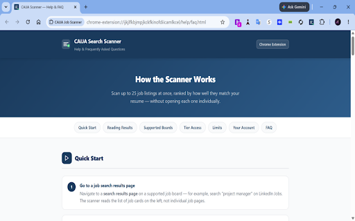 CAIJA Job Scanner screenshot 5