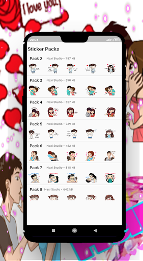 New Love  Couple Stickers For WAStickerApps