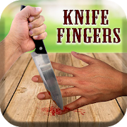 Knife And Fingers 3D  Icon