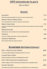 OTP Kitchen By Flags menu 1